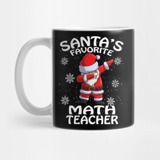 Santas Favorite Math Teacher Christmas Mug